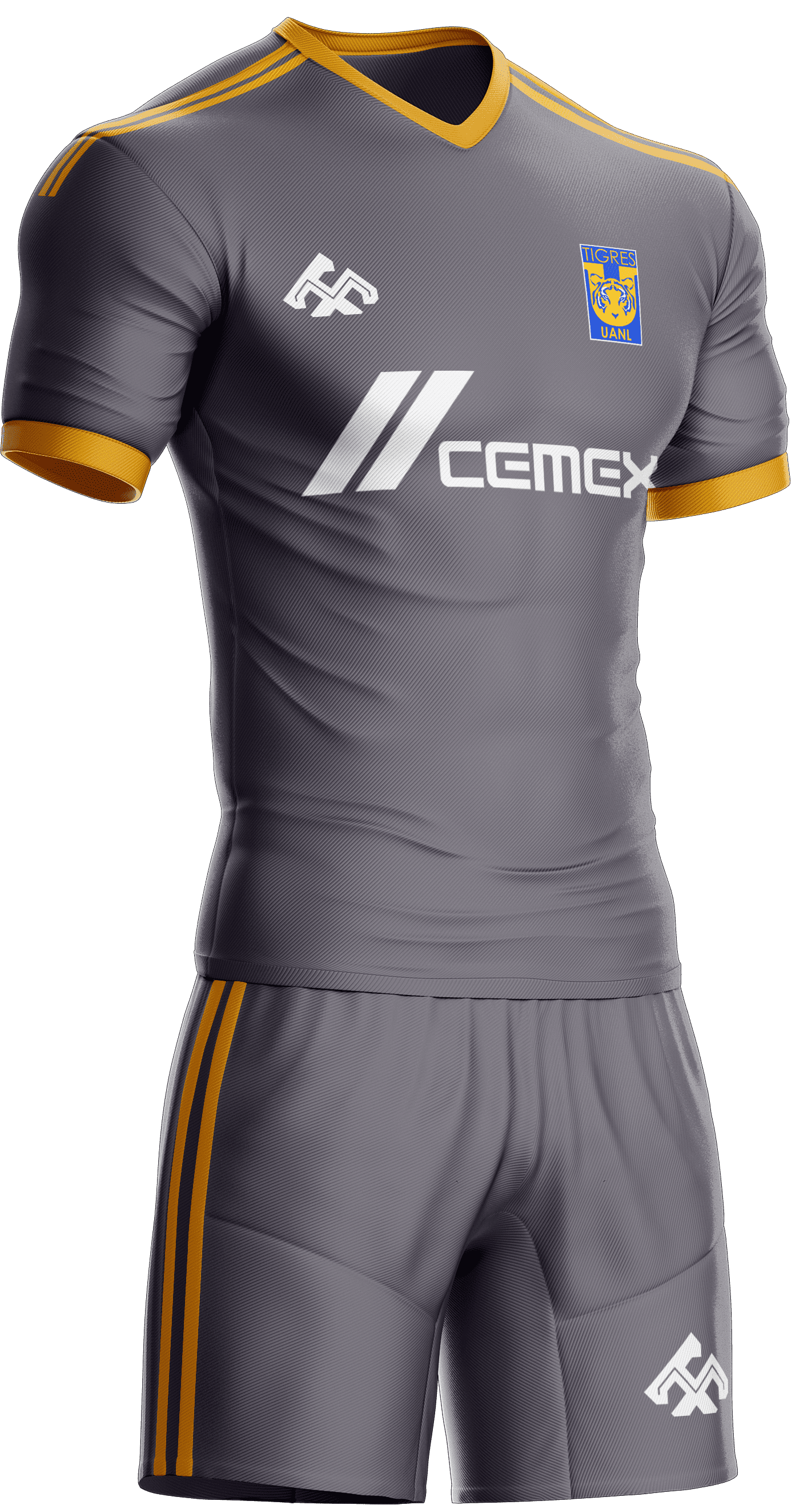 TIGRES CARIOCA #24627 GRIS CON ORO